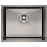Кухонна мийка GRANADO Under top MAX STEEL black honeycomb