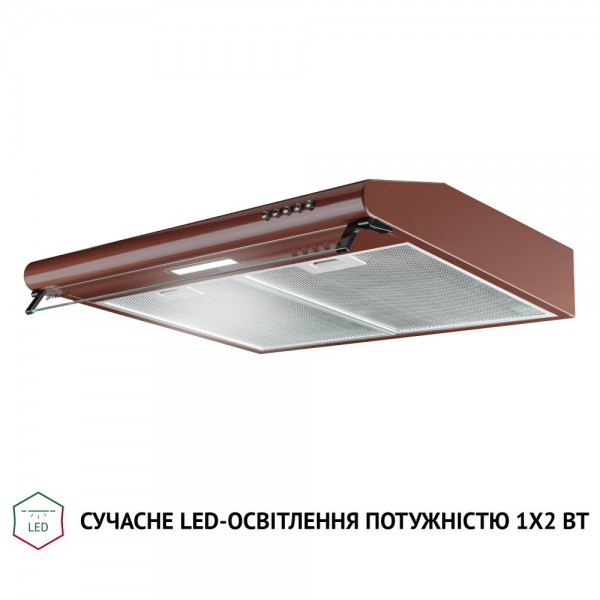 Витяжка Perfelli PL 6144 BR LED