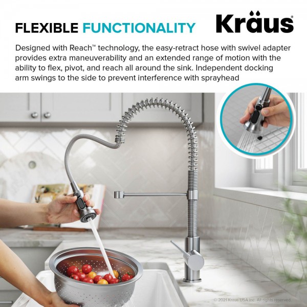 Кухонний змішувач Kraus KFF-1691CH