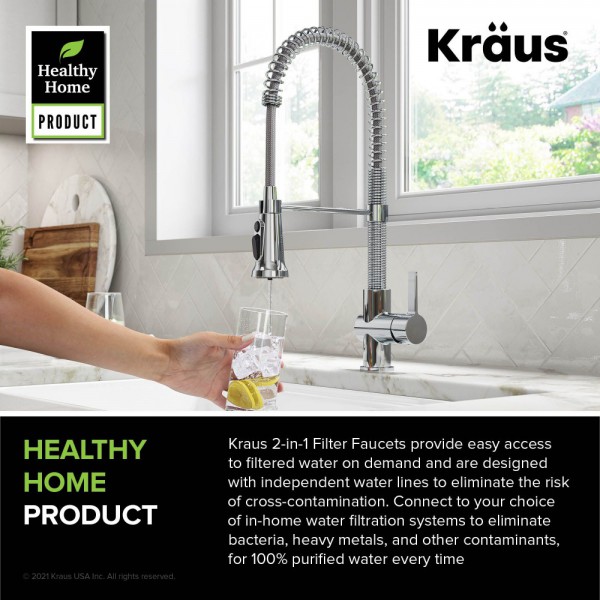 Кухонний змішувач Kraus KFF-1691CH
