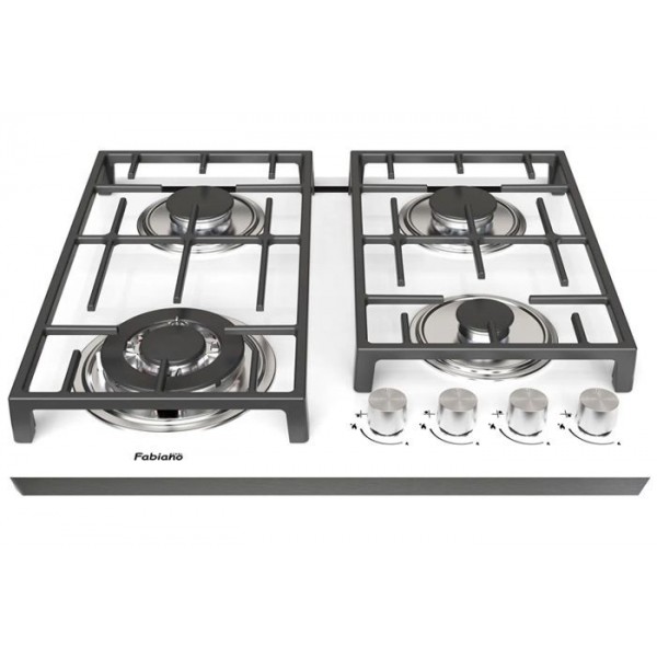 Варильна поверхня Fabiano FHG 28-44 VGHT White Glass