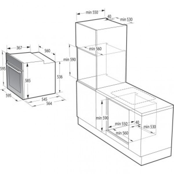 Духова шафа GORENJE BOS 6737 SYB