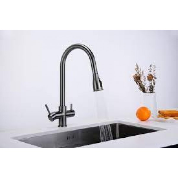 Кухонний змішувач Fabiano FKM 3122 Black Steel