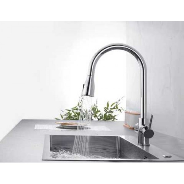 Кухонний змішувач Fabiano FKM 3122 Inox