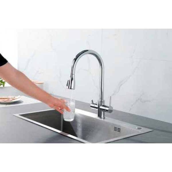 Кухонний змішувач Fabiano FKM 3122 Inox