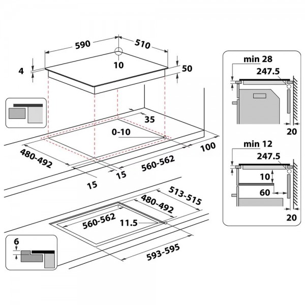 Варильна поверхня WHIRLPOOL WLS7960NE