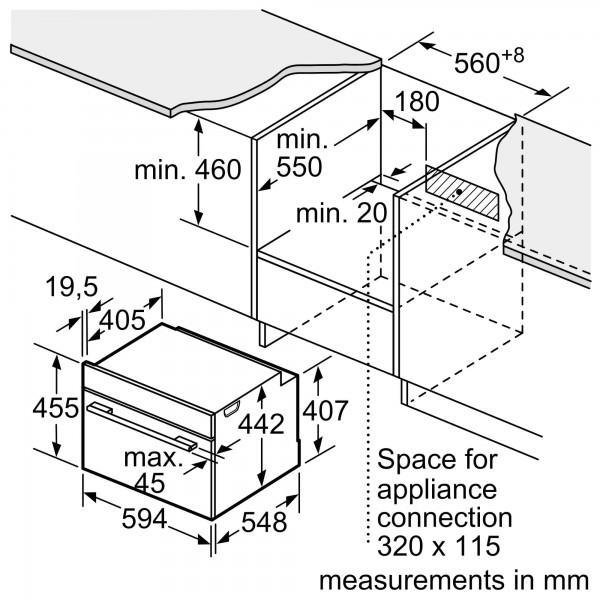 Духова шафа BOSCH CDG634AS0