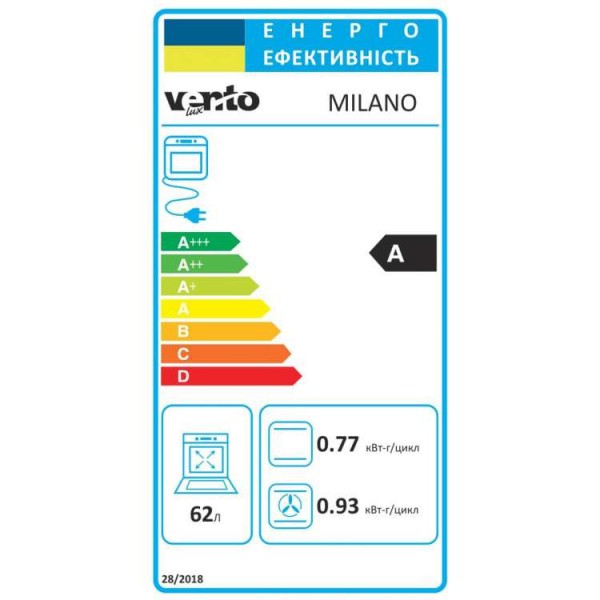 Духова шафа VENTOLUX MILANO