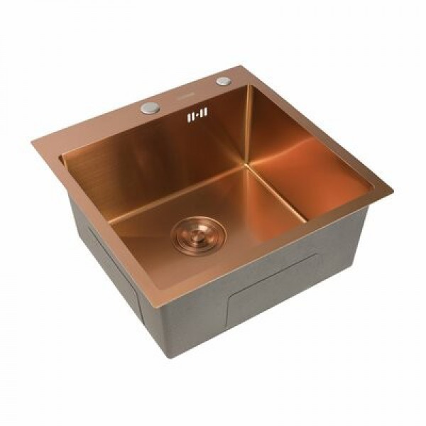 Кухонна мийка Platinum 5050BR PVD мідь