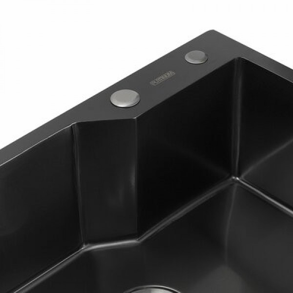 Кухонна мийка Platinum HSBB 6543 BL