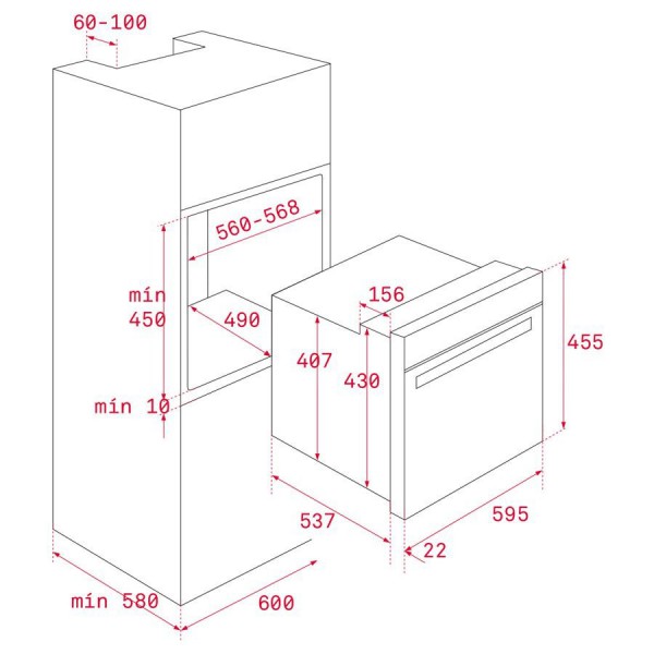 Духова шафа Teka HSC 635 нерж сталь