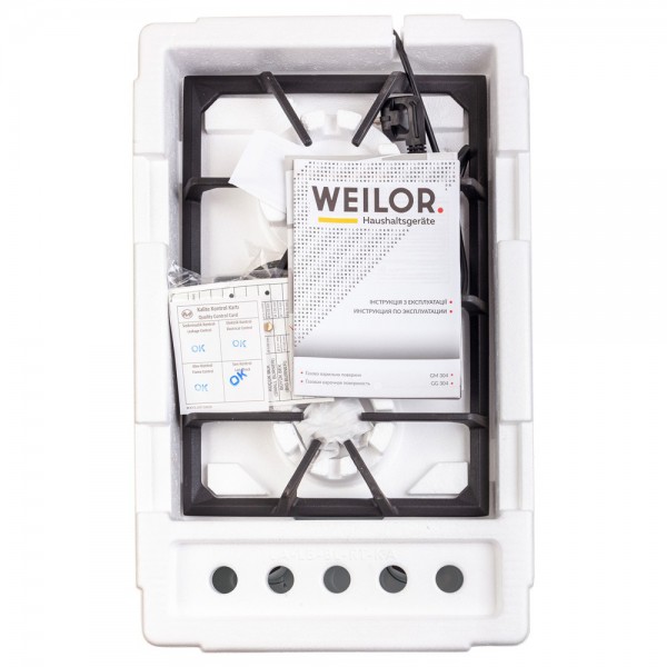 Варильна поверхня WEILOR GG 304 WH