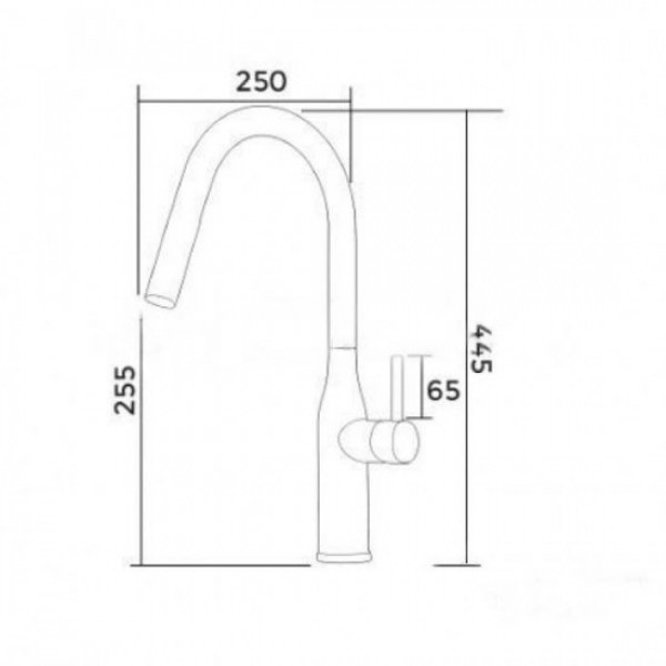 Кухонний змішувач GAPPO G4398-45