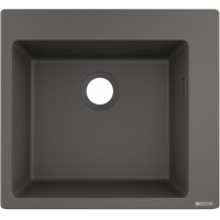 Гранітна мийка Hansgrohe S510-F450 сірий камінь