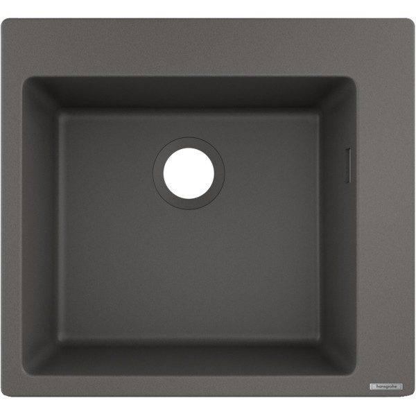 Гранітна мийка Hansgrohe S510-F450 сірий камінь
