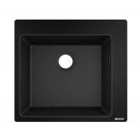 Гранітна мийка Hansgrohe S510-F450 чорний графіт