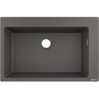 Гранітна мийка Hansgrohe S510-F660 сірий камінь