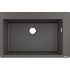 Гранітна мийка Hansgrohe S510-F660 сірий камінь