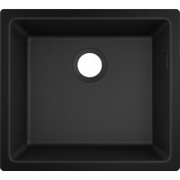 Гранітна мийка Hansgrohe 510-U450 чорний графіт
