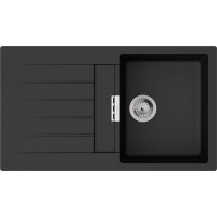 Гранітна мийка Hansgrohe S520-F345 чорний графіт