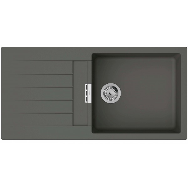 Гранітна мийка Hansgrohe S520-F345 сірий камінь