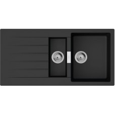 Гранітна мийка Hansgrohe S520-F345 43357170  графіт