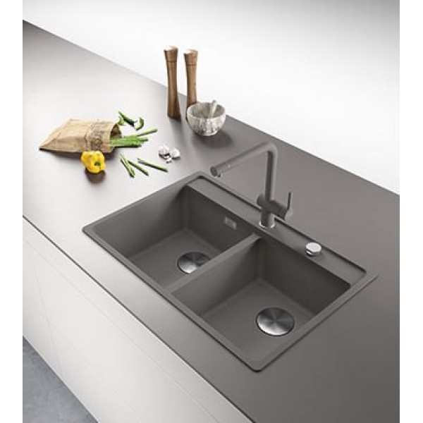 Гранітна мийка Franke MRG 620 TL сірий камінь
