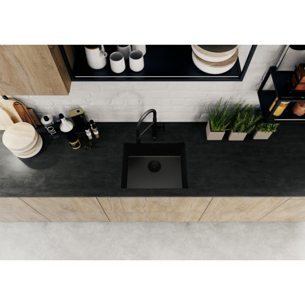 Кухонна мийка BLANCO SUBLINE 500-U Black Edition 526340