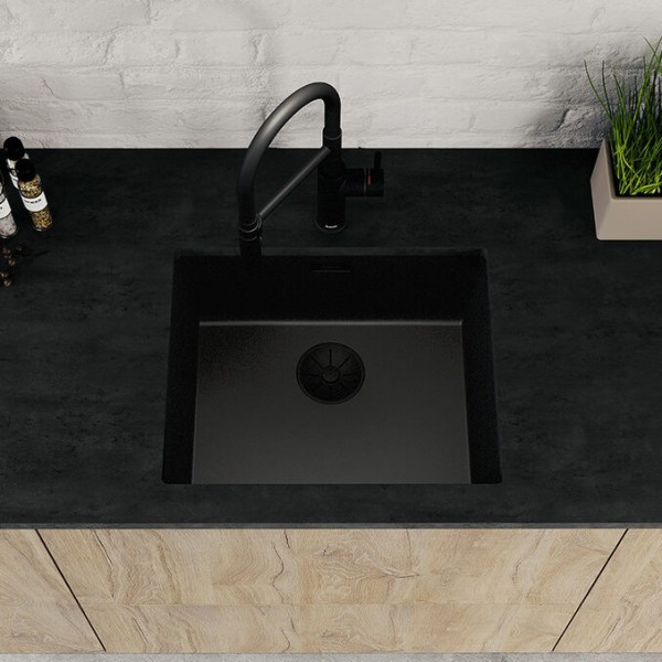 Кухонна мийка BLANCO SUBLINE 500-U Black Edition 526340
