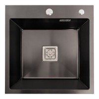 Кухонна мийка Platinum 5050BL 