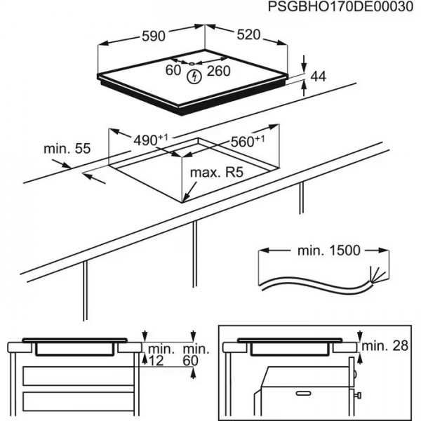 Варильна поверхня Electrolux EIS62453