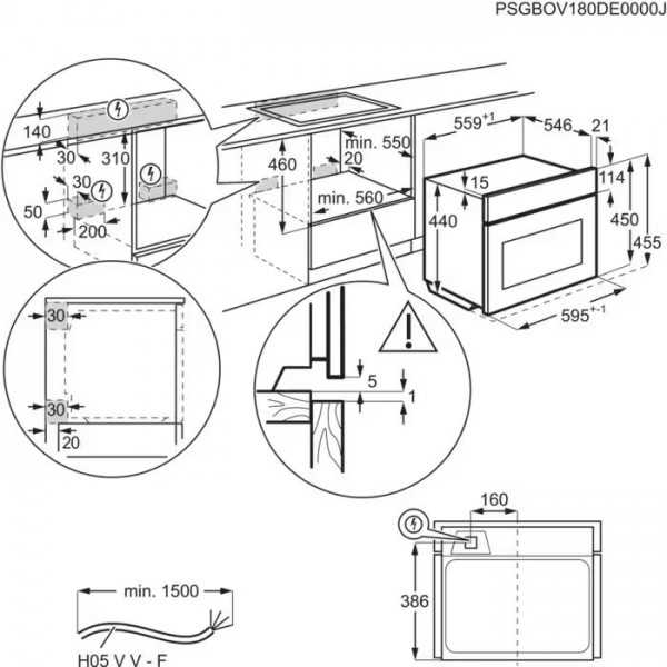 Духова шафа ELECTROLUX EVM8E08X