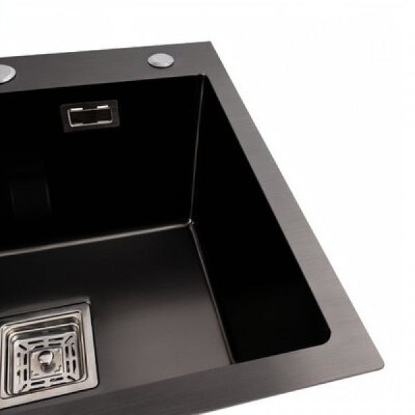 Кухонна мийка Platinum HSBB 5045BL
