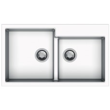 Гранітна мийка Fabiano Navio 86x50x2 Alpine White