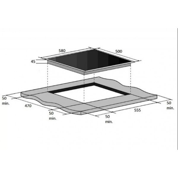Варильна поверхня Fabiano FHG 2644 VGHT Inox