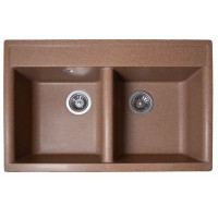 Кухонна мийка Solid Twin терракот