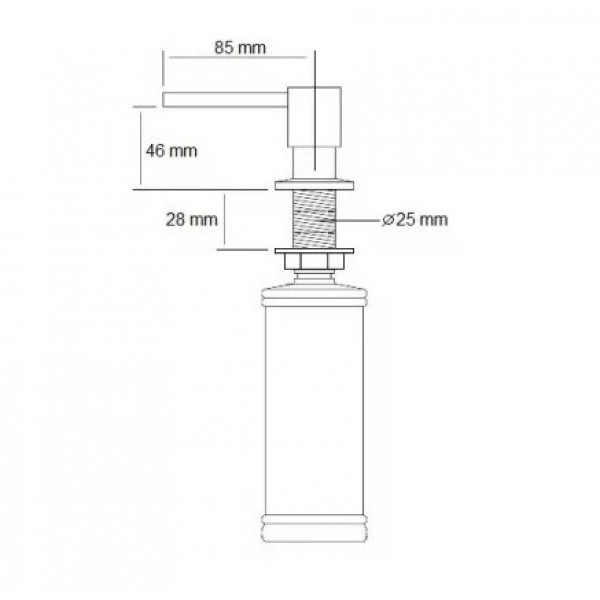 Дозатор Fabiano FASD 41 Nano Gold