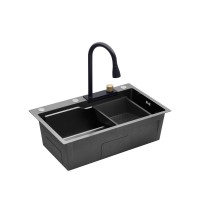Кухонна мийка Kroner KRP SET 7546 HM BL