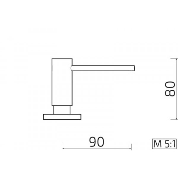 Дозатор REGINOX GENUS COPPER-12