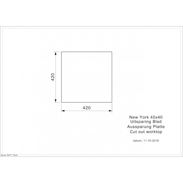 Кухонна мийка Reginox NEW YORK 40х40 gunmetal