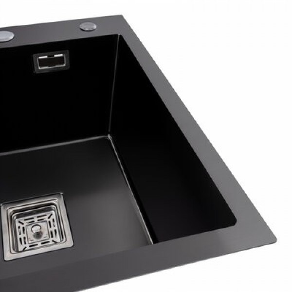 Кухонна мийка Platinum 6550 BL R
