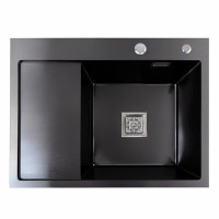 Кухонна мийка Platinum 6550 BL R