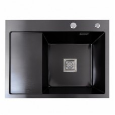 Кухонна мийка Platinum 6550 BL R