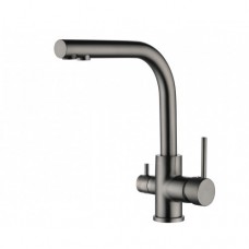 Кухонний змішувач AQUAsanita Akvaduo 2663 Graphite