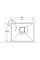 Кухонна мийка Fabiano Quadro 53 Celldecor Nano Graphite