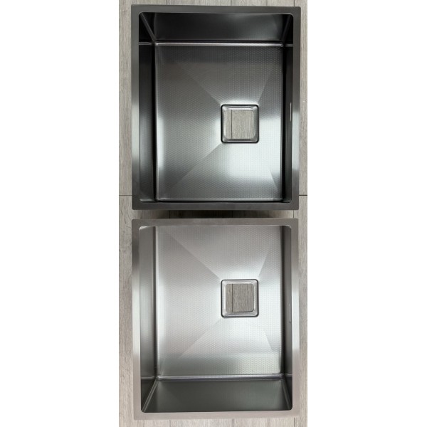 Кухонна мийка Fabiano Quadro 53 Celldecor Nano Graphite