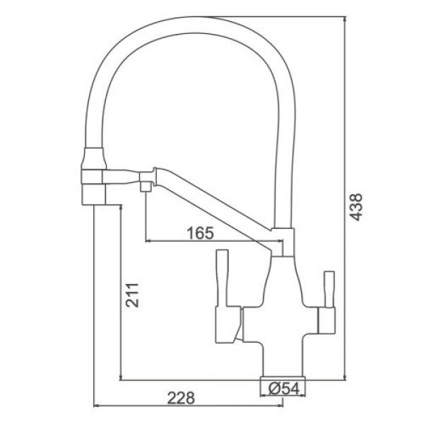 Кухонний змішувач FRAP F4397-9