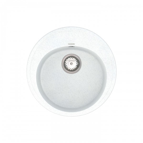 Кухонна мийка VANKOR Sity SMR 01.50 White stone