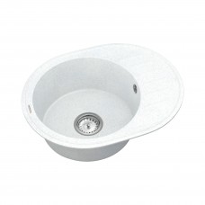 Кухонна мийка VANKOR Lira LMO 02.57 White Stone