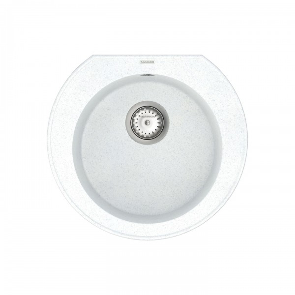 Кухонна мийка VANKOR Kres KMR 01.52 White Stone